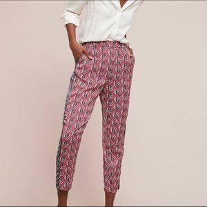 Anthropologie ETT TWA Tabitha Printed Trouser Size Small
